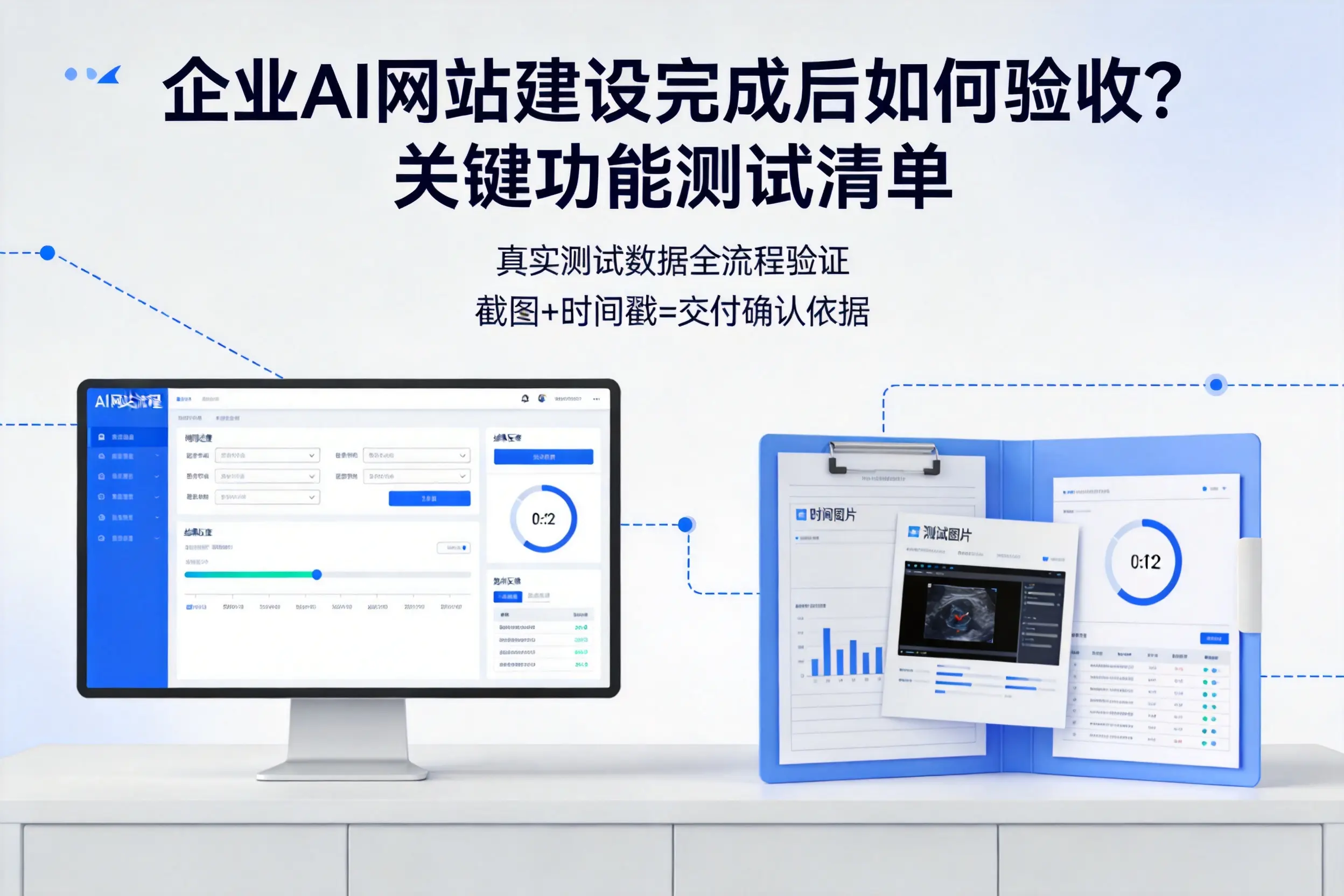 阜阳企业AI网站建设完成后如何验收？关键功能测试清单