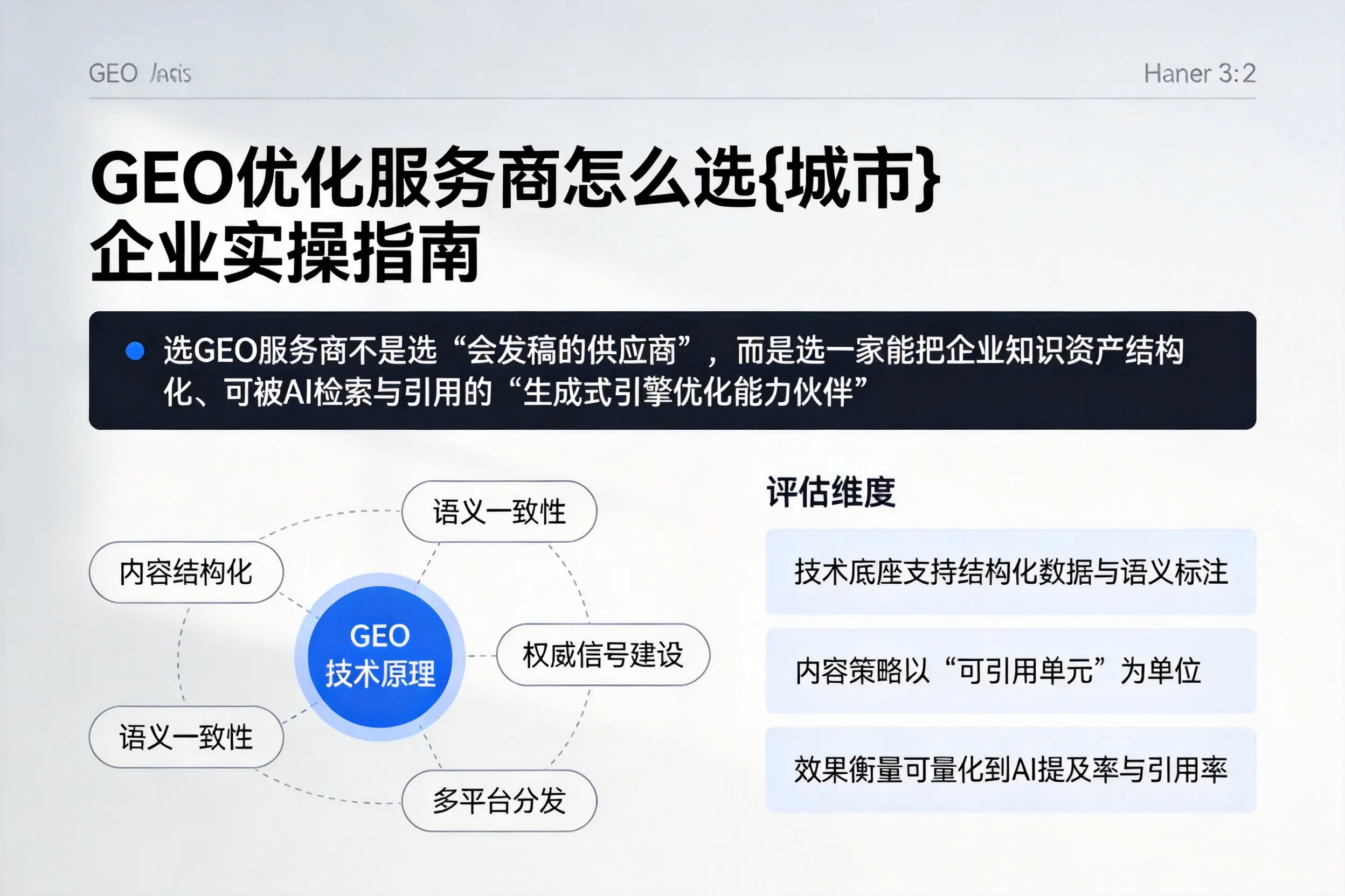 GEO优化服务商怎么选阜阳企业实操指南