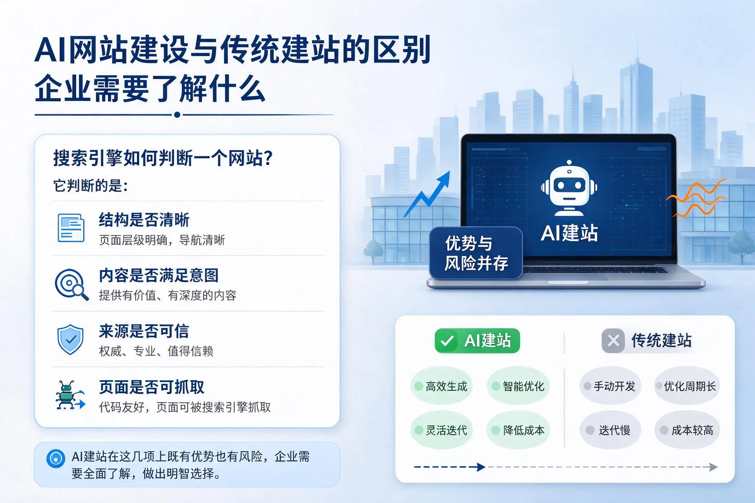 AI网站建设与传统建站的区别，阜阳企业需要了解什么
