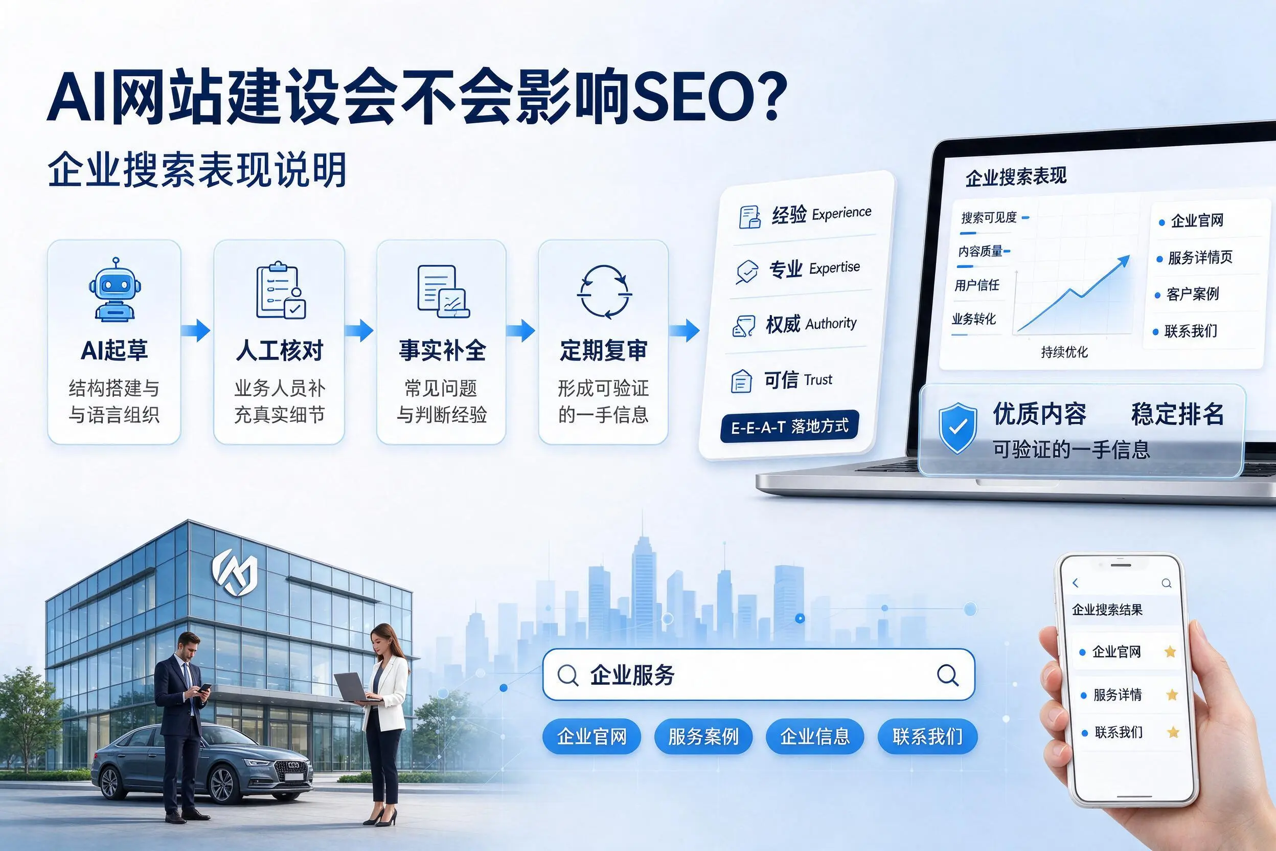 AI网站建设会不会影响SEO？阜阳企业搜索表现说明