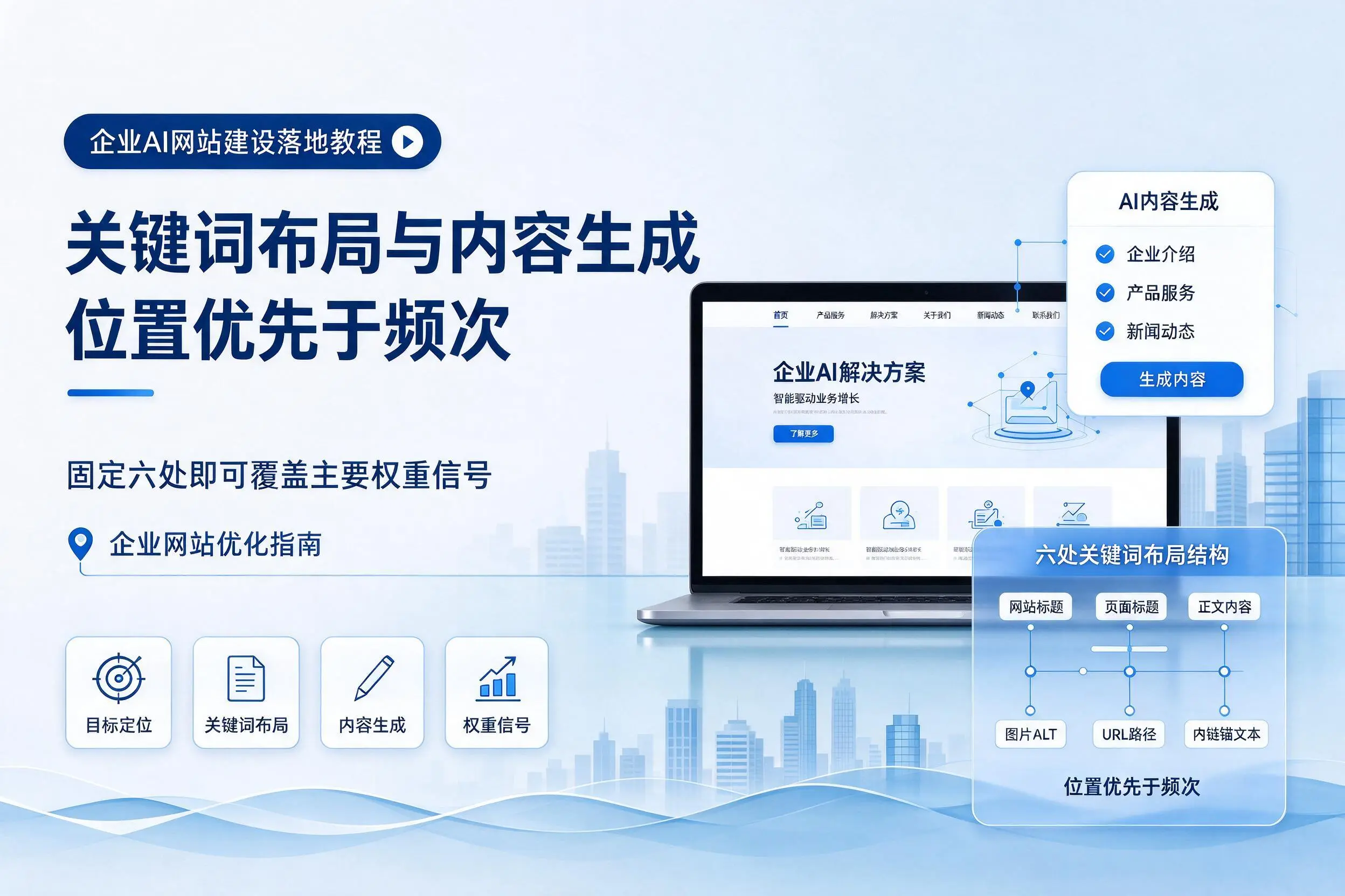 阜阳企业AI网站建设落地教程:关键词布局与内容生成